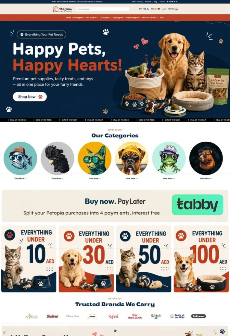 Pet station Home page-1